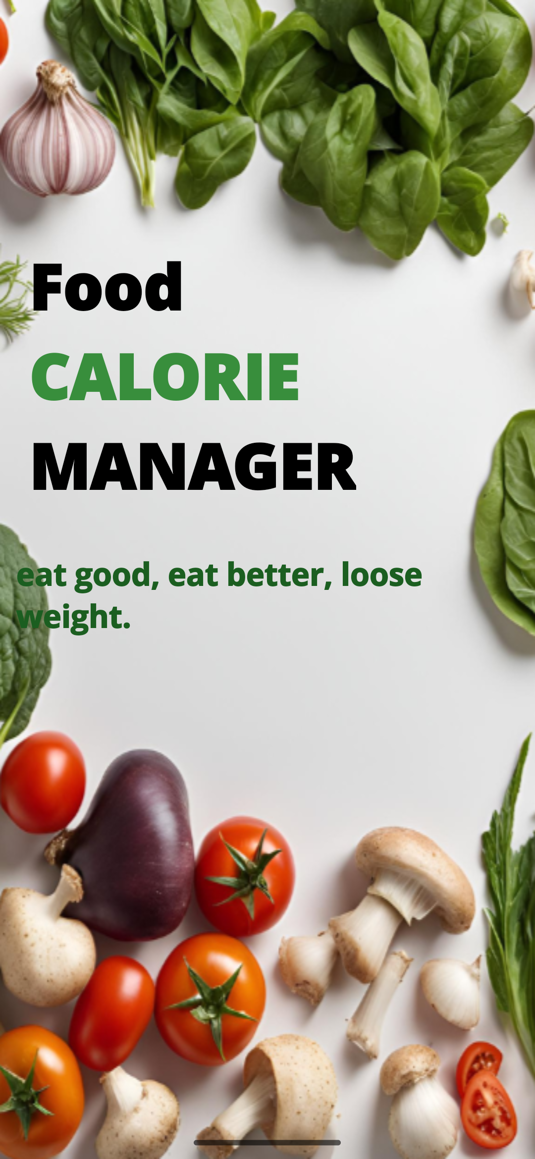 Food Calorie Management App
